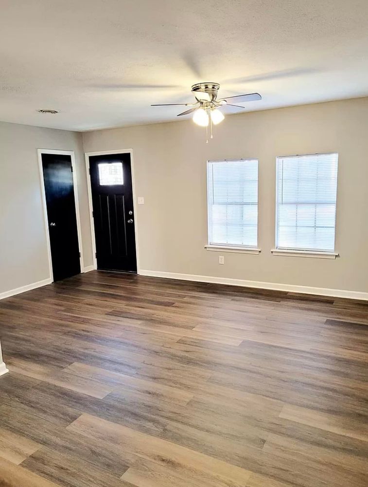 Transform your home with our expert flooring services. We offer a wide range of materials and finishes to suit any style and budget, ensuring quality installation for lasting beauty and comfort. for LMB Construction in Dallas, GA