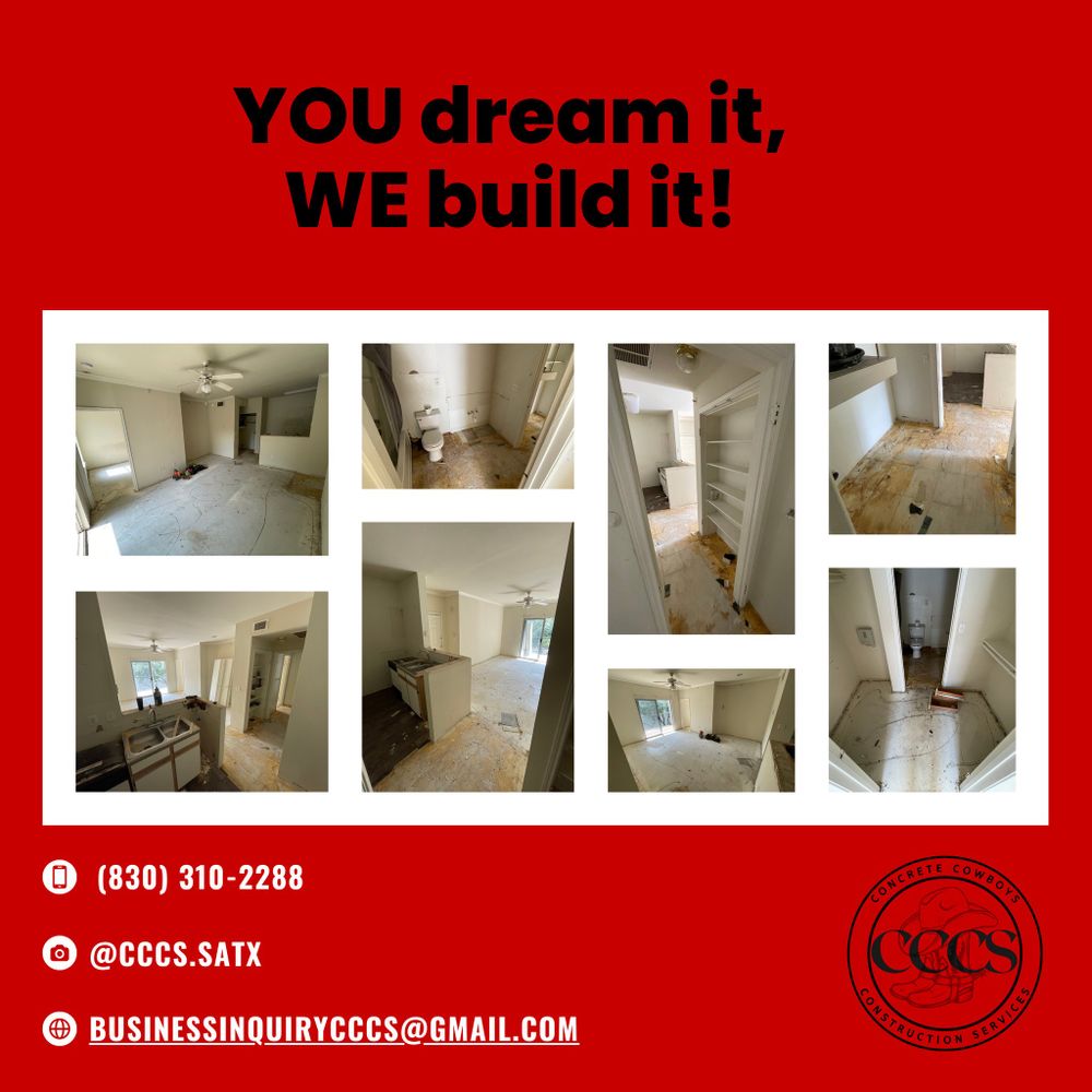 All Photos for Concrete Cowboys Construction Services in San Antonio, TX