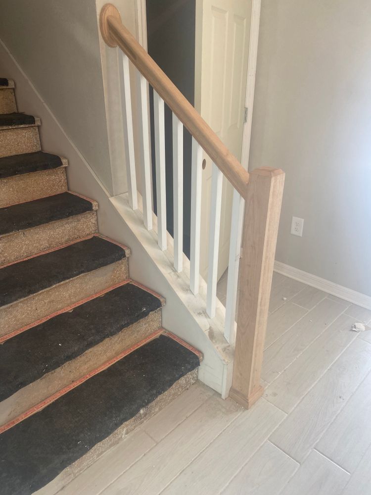 Wood Stair installations  for Emmanuel Trim in Bradenton, FL