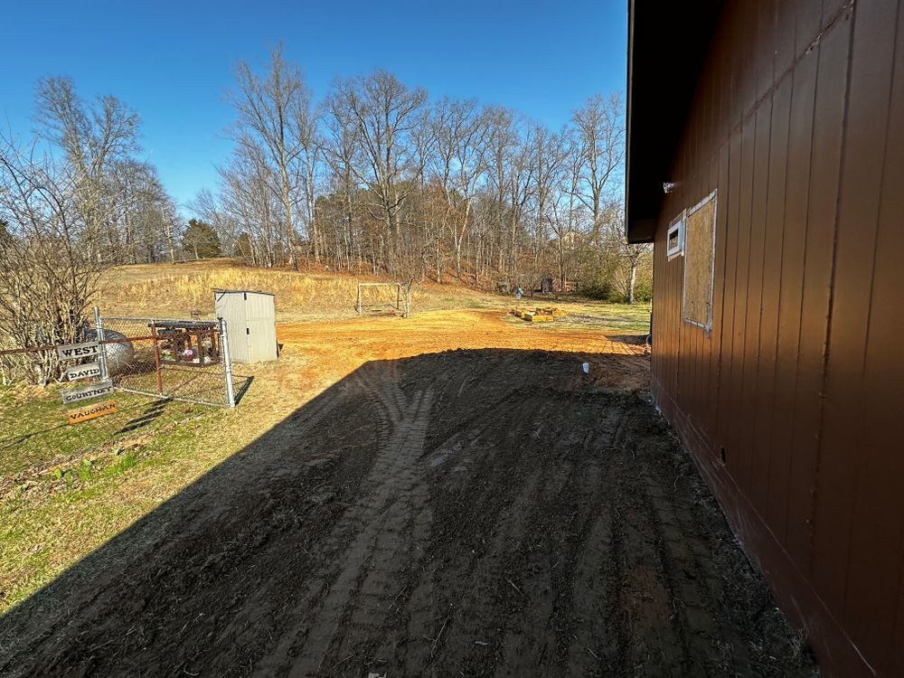 Site prep for Holmes Septic Works LLC in Knoxville, TN 