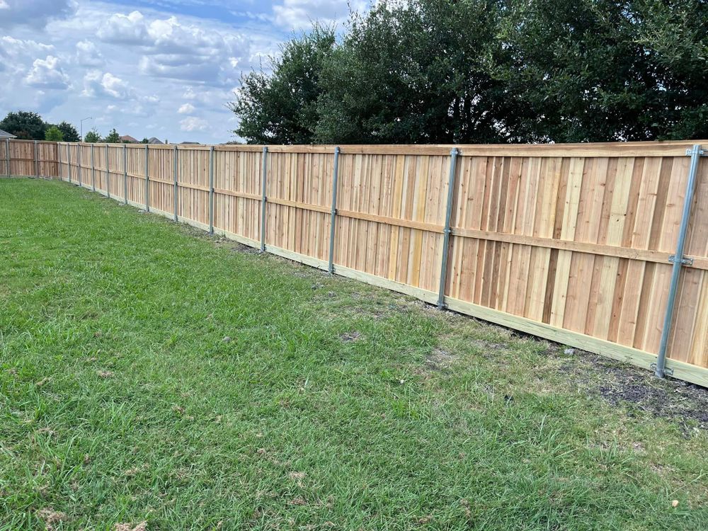 Fence Installation for JSL Woodworks and Contracting in Midlothian, TX