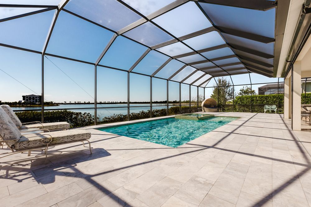 Our Screen Repair service quickly restores damaged pool enclosures, ensuring safety and comfort. Enjoy a bug-free, secure outdoor space as we expertly fix torn or worn screens with durable and high-quality materials. We use <b/>Super Screen®</b> and <b/>NO-SEE-UM-SCREEN®</b> you can get mode information from their website <a href="https://v4designsnm.espwebsites.com" target="_blank" style="color: #007BFF; font-weight: bold; text-decoration: underline;">
  https://super-screen.com/
</a> for Advanced Screen Services LLC in Punta Gorda, FL