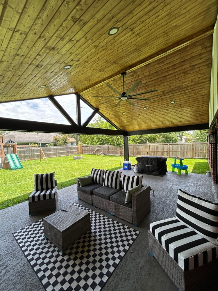 Custom Patio Covers for Sunset Coastal Innovations in Galveston County, TX