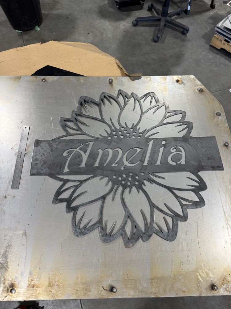 Small CNC Plasma Cut Signs for Mojo Welding & Fabrication in Broken Arrow, OK