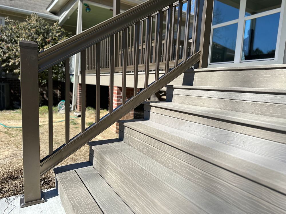 Aluminum Composite Porches and Decks  for Emfinger Custom Builders LLC in Pine Mountain, GA