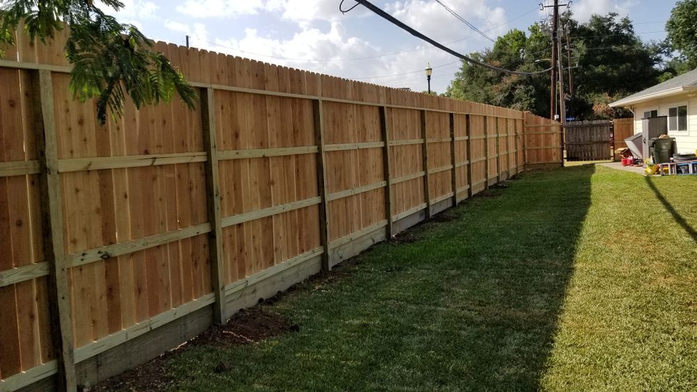 Fence Work for DJM Ground Services in Tomball, TX