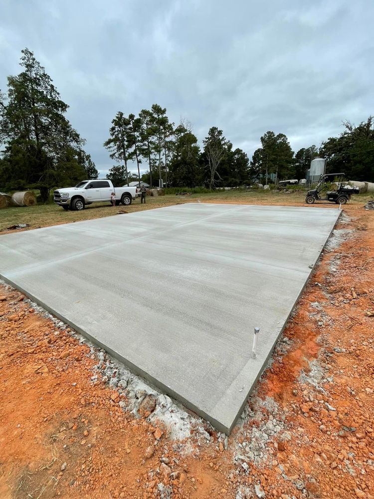 We offer top-notch concrete services for homeowners, including foundations, patios, driveways, sidewalks. Our expertise ensures durable construction that enhances the aesthetic appeal of your property. for Erskine Grading and Clearing LLC in Anderson,, SC