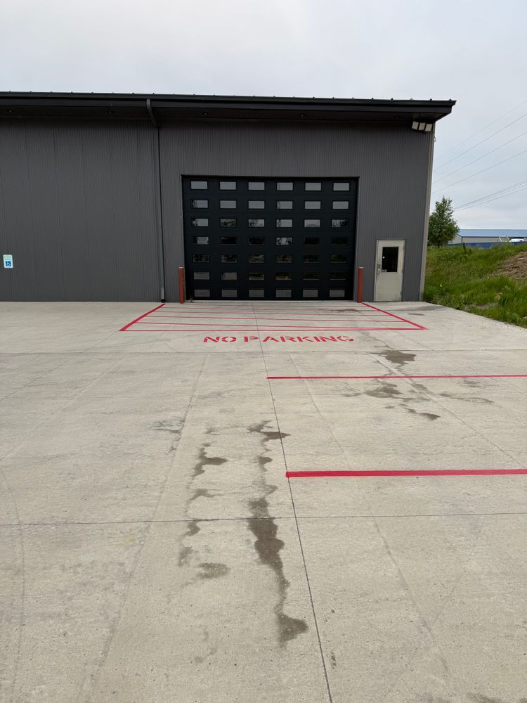 All Photos for Midwest Line Striping LLC in Spirit Lake, IA