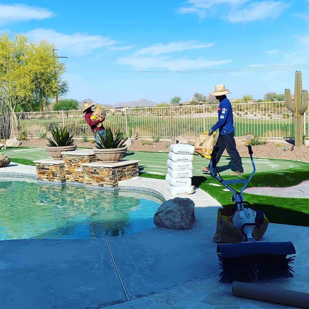 Kanelo's Hardscape and Landscape Services team in Buckeye, AZ - people or person