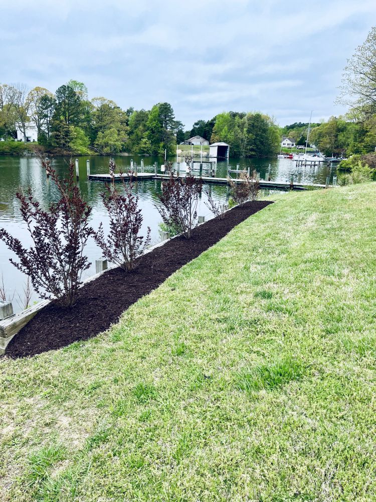 Mulching for Nate's Property Maintenance LLC  in Lusby, MD