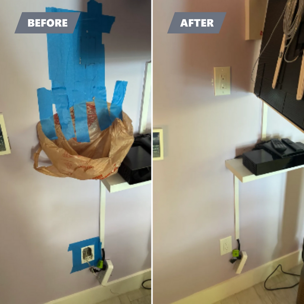 BEFORE AND AFTER for KRW Electric in Miami Beach, FL
