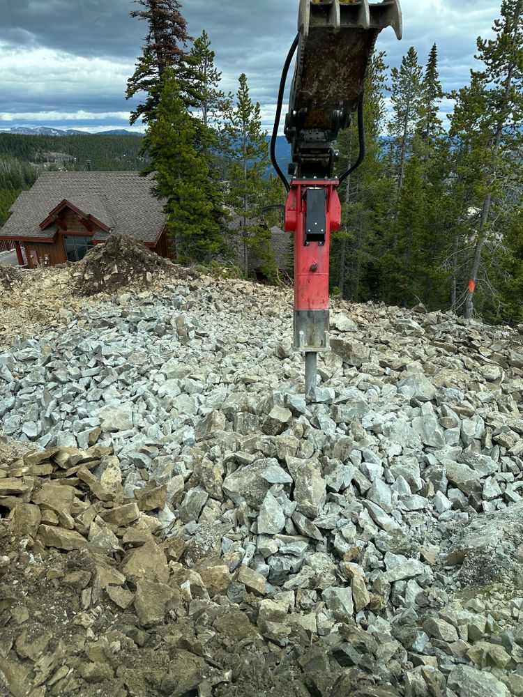 Dirt Work for R&H Homes in Bozeman, MT