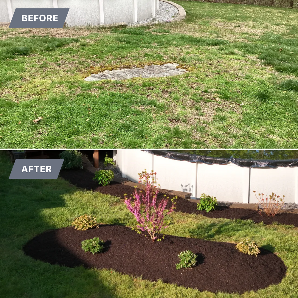 Landscape & Bed Design for Ace Landscaping in Trumbull, CT