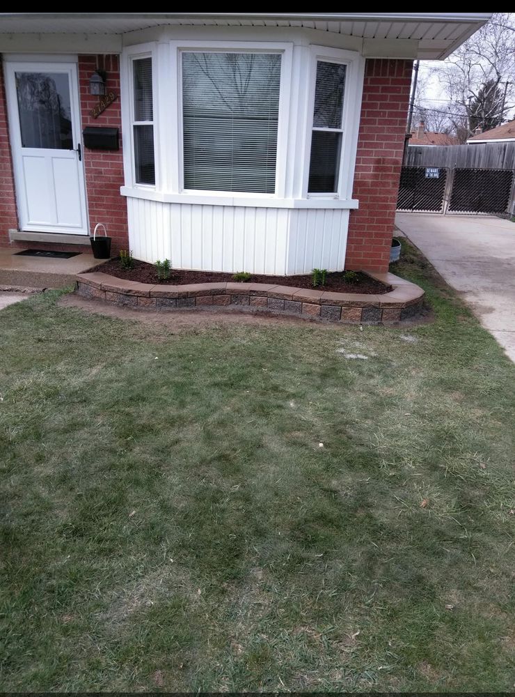 Retaining walls for Alltimate Outdoor Services in Warren, MI