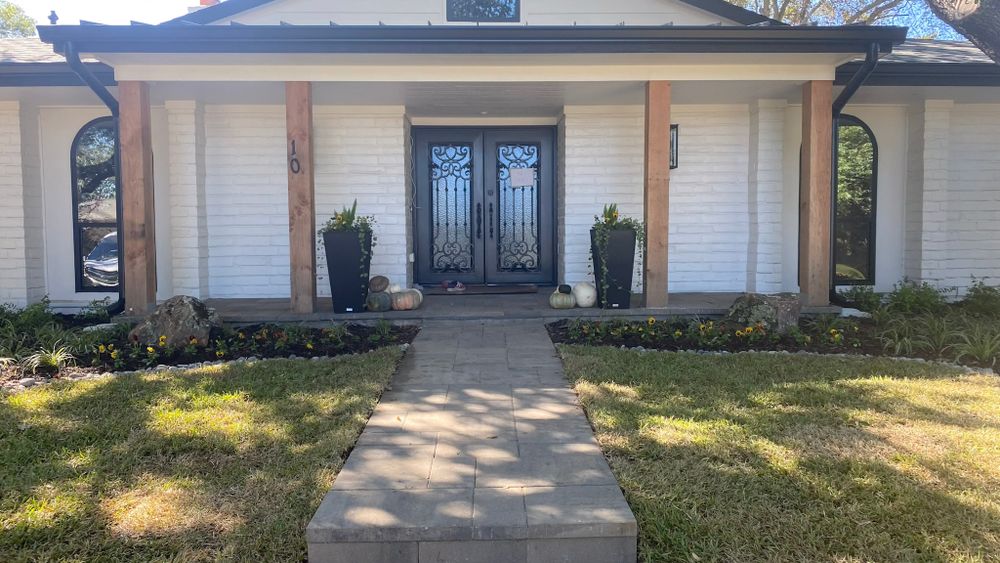 Turf & Landscaping for Walker Custom Exteriors in Dallas, TX