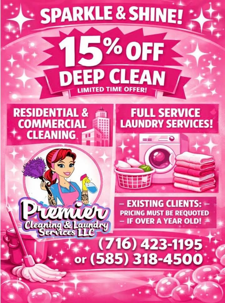 All Photos for Premier Cleaning & Laundry Services, LLC in Medina, NY