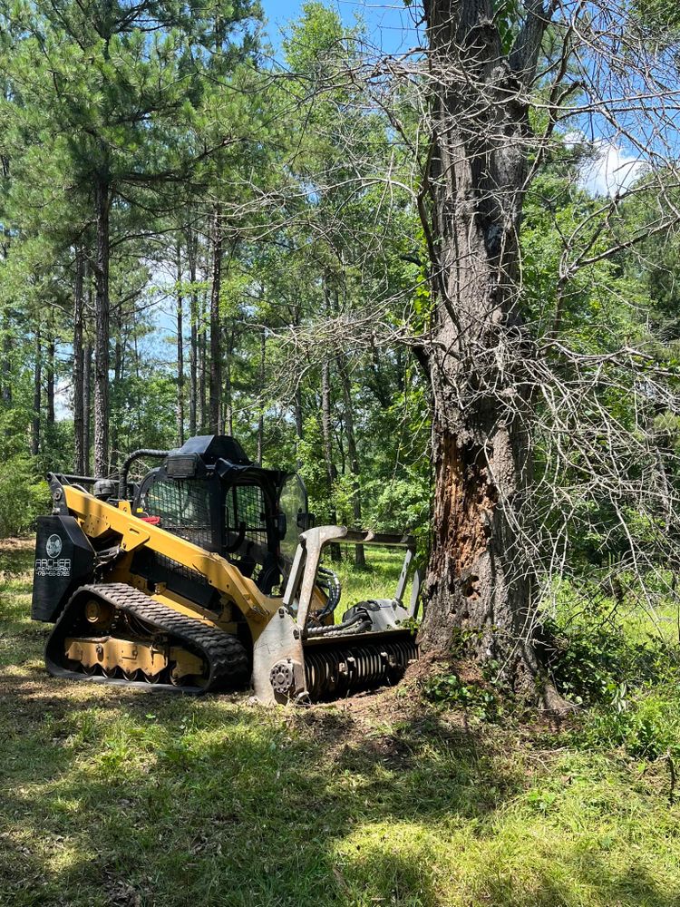 Our Skid Steer Work service offers precise and efficient earthmoving solutions, perfect for your home landscaping projects. experience seamless site preparation and material handling with our skilled operators focused on quality results. for Archer Land Management in Macon, GA