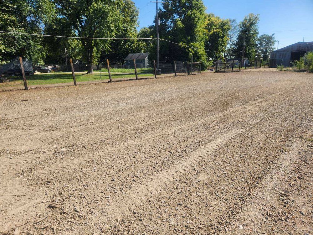 Our Rock and Dirt Work service offers precision excavation and grading for homeowners or commercial property owners, ensuring a smooth foundation for landscaping projects, driveways, or any other construction needs on your property. for L&T Excavating in Topeka, KS