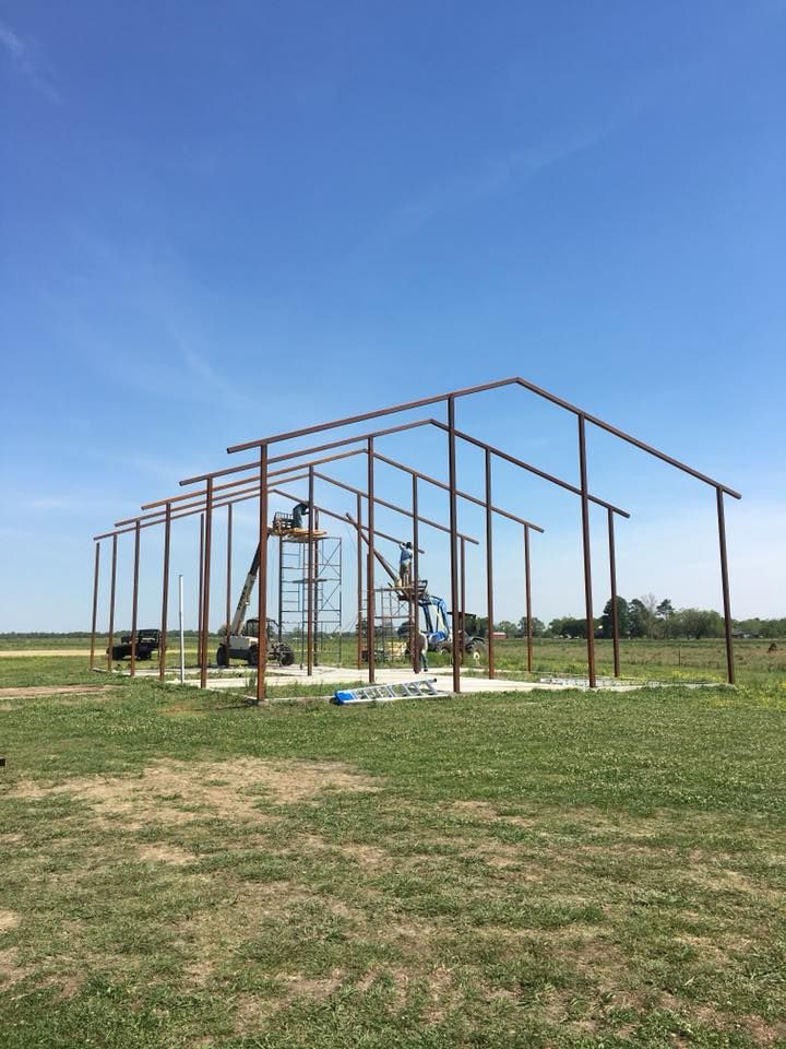 Steel Construction for H&M Construction Metal Buildings in Osyka, MS