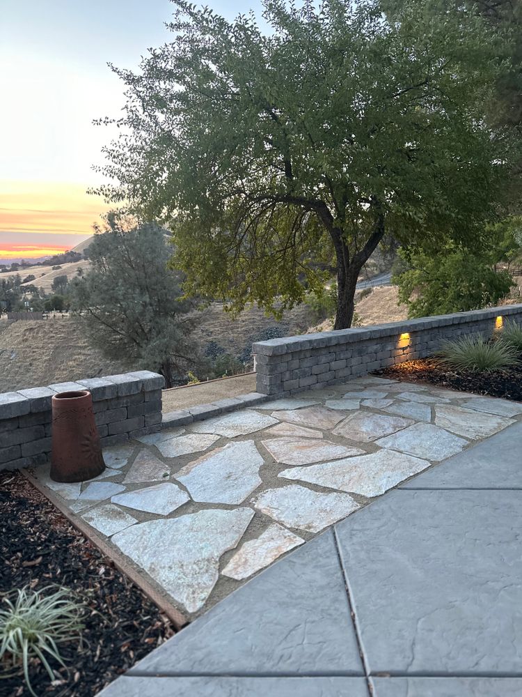 Our Hardscape Installation service transforms outdoor spaces by expertly crafting and installing durable features such as patios, walkways, retaining walls, and more to enhance the aesthetic appeal of your property. for Diamond Landscape & Hardscape in Diamond Springs, CA