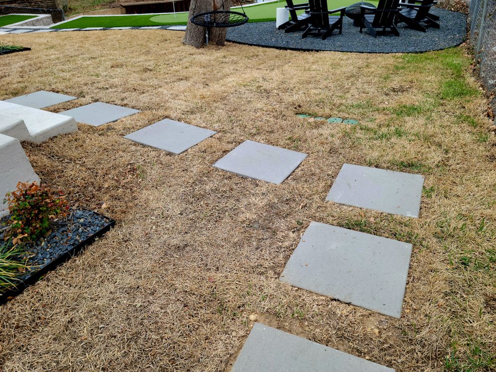 Hardscaping for JBC Mowing in Cedar Creek Lake, Texas