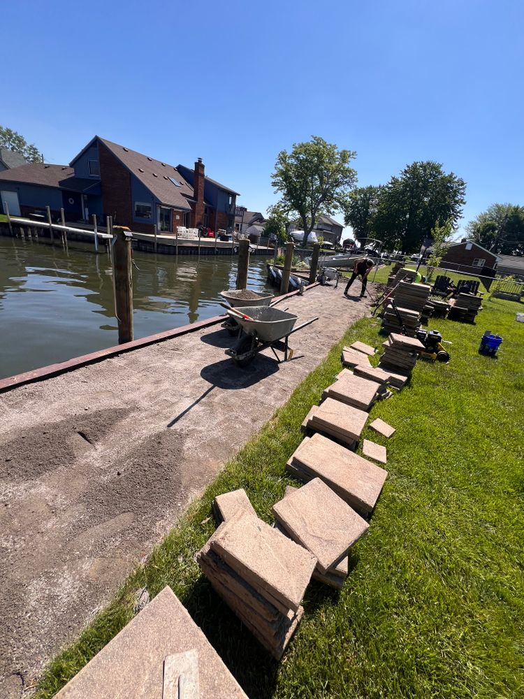 Paver repairs for Alltimate Outdoor Services in Warren, MI