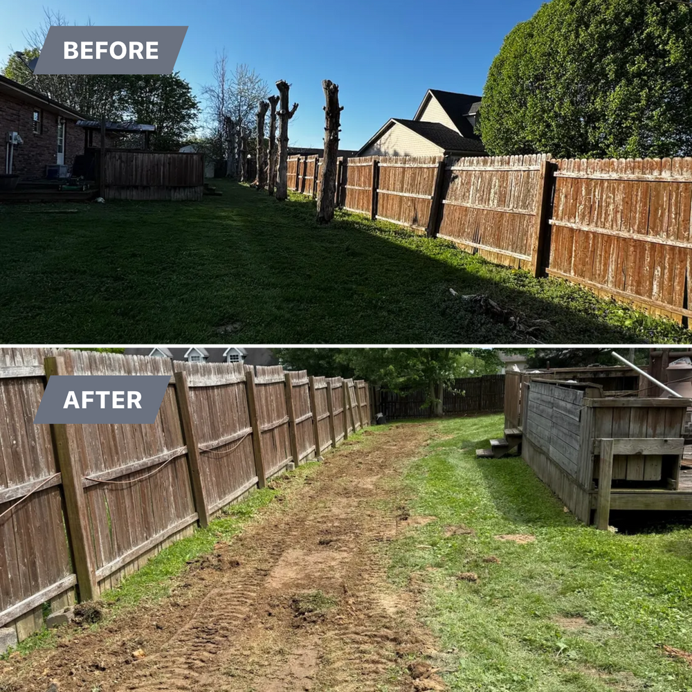 Before & After for Hale’s Hydroseeding in London, KY