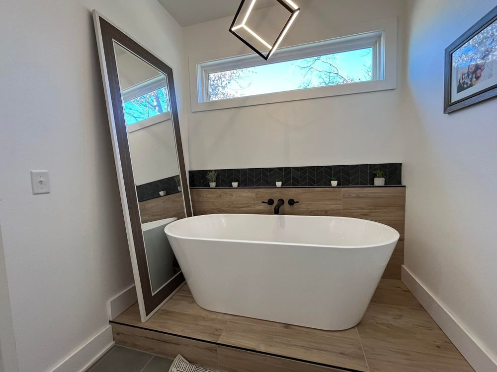 Transform your bathroom into a modern, functional space with our expert renovation services. We customize designs to fit your style and budget, ensuring quality craftsmanship and exceptional customer satisfaction every step of the way. for Robbins Restorations in Bella Vista, AR