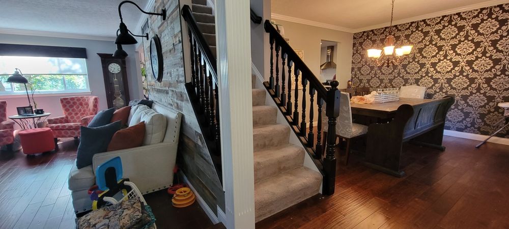 Painting any size stair railings can be a challenge. Most painters do not even offer this service however our professional team takes care of every detail so you don't have to. for Hearts & Hands Painting in Boone, KY