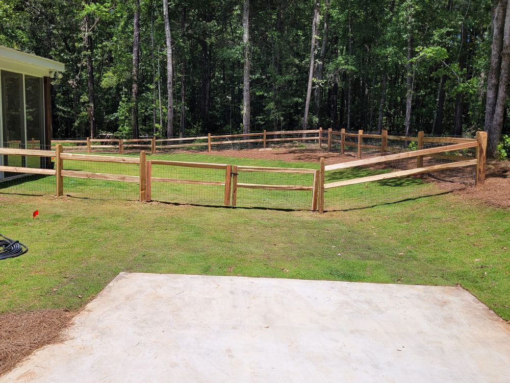 Fence Installation for Moores Fencing in Columbus, GA