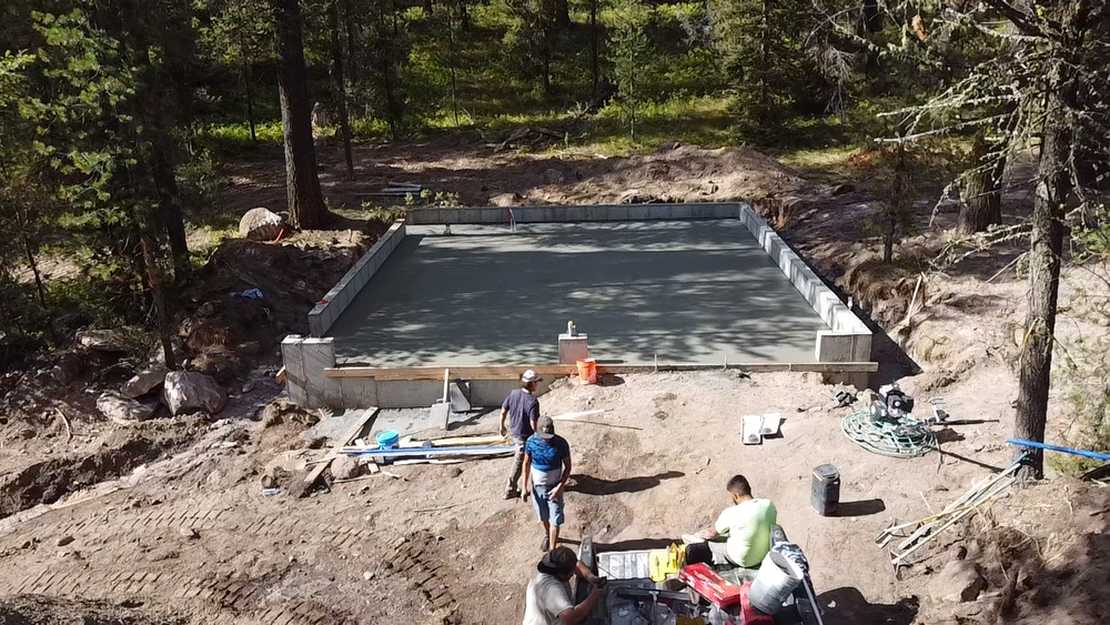 Concrete Work for Remington Builders in Idaho Falls, ID