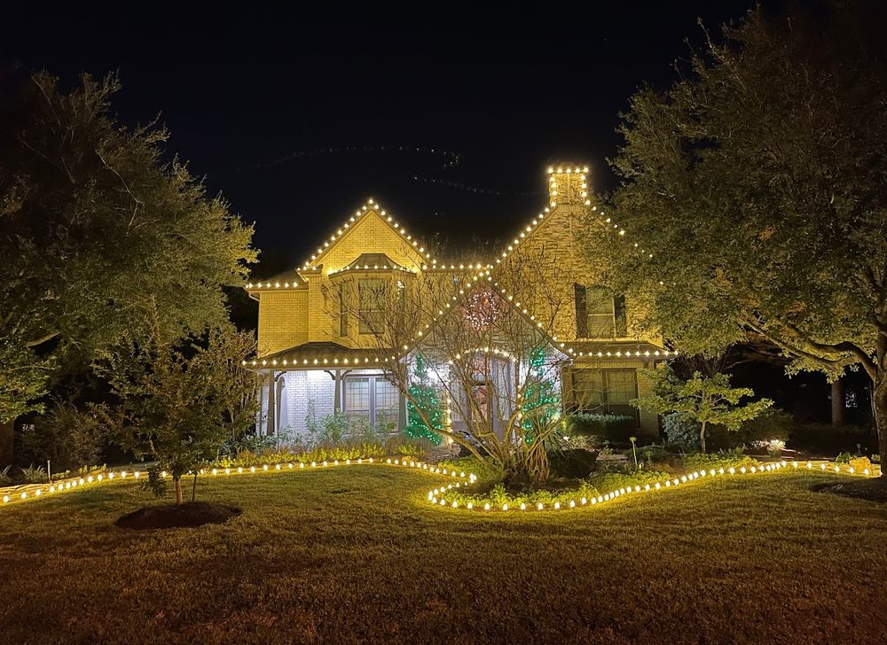 Ensure your home shines bright all season with our professional Christmas Lights Maintenance service. We handle installation, repairs, and removal for a hassle-free and festive holiday experience. for North Star Christmas Lighting in Conroe,  TX