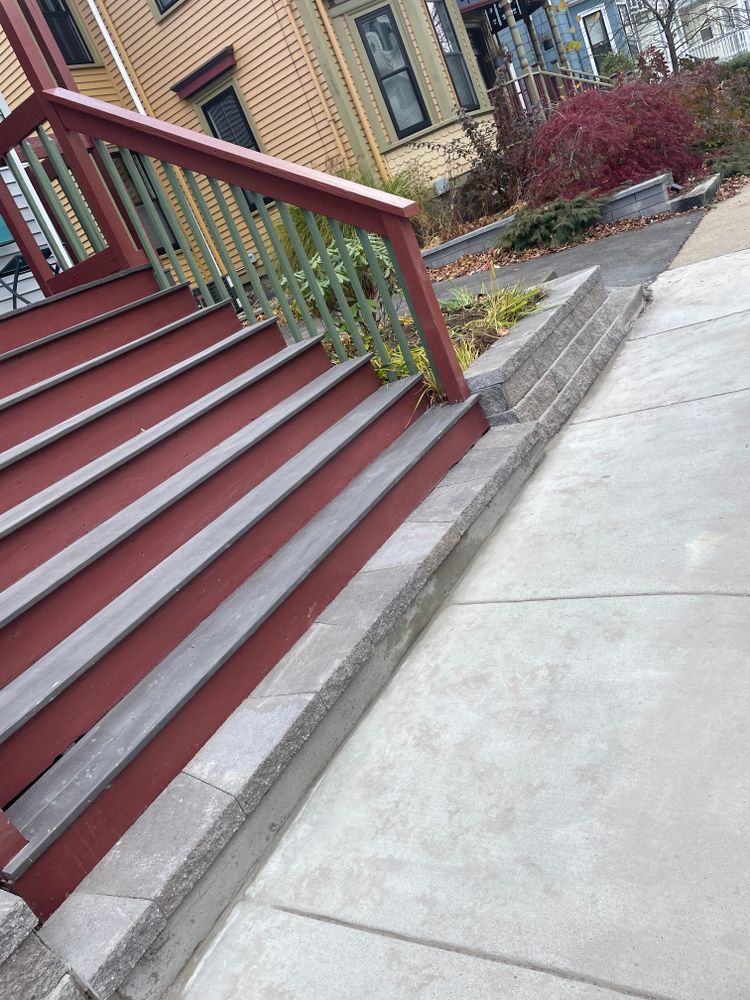 Step/stairs repairs and rebuilds for All For U Roofing & Masonry in Boston, MA