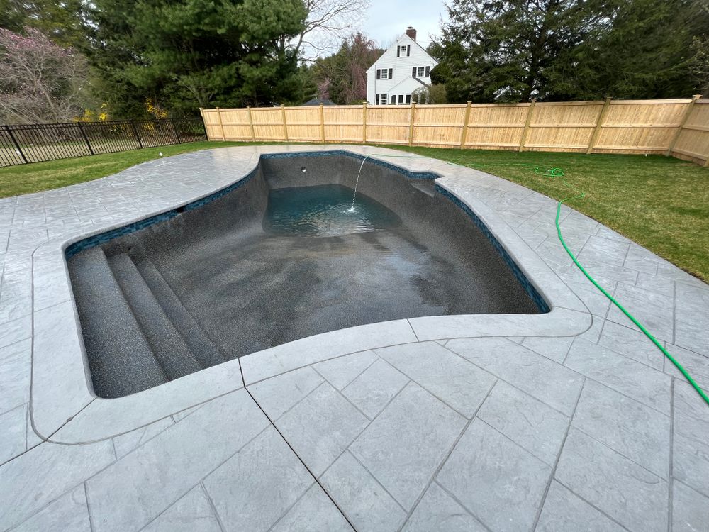 Construction for Full Service Pools in Andover, MA