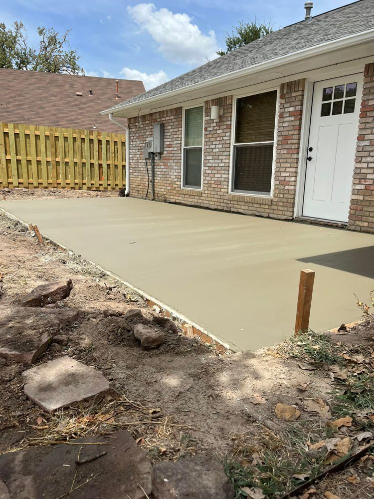 Concrete for Mel Concrete and Construction in College Station, TX