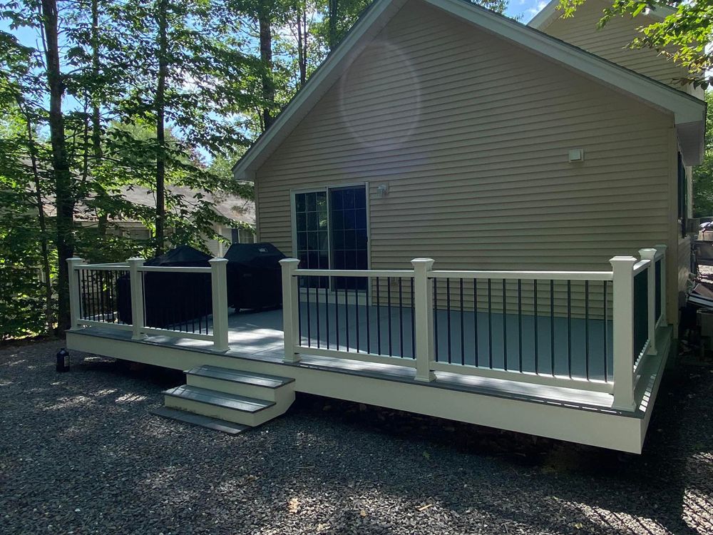 Deck Installation for Eagle Services LLC in Casco, ME