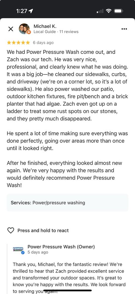 All Photos for Power Pressure Wash in Houston, TX