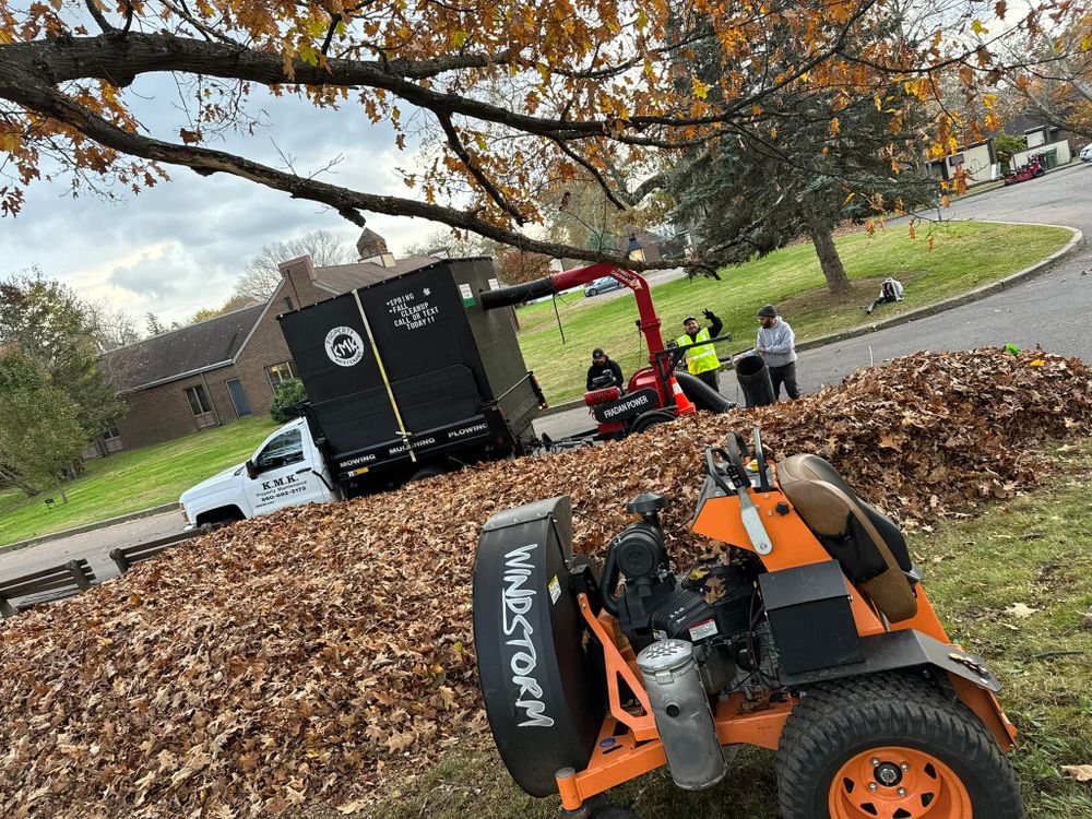 Enhance your home's curb appeal this autumn with our Fall Clean Up service, including leaf removal, pruning, and yard debris clearing to ensure a tidy and healthy landscape for the winter months. for KMK Property Maintenance in Berlin, CT