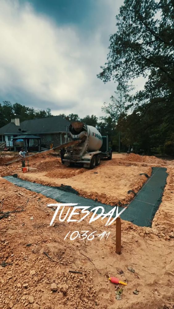 Residential & Commercial Concrete for Stillwell Earthworks in Trussville, AL