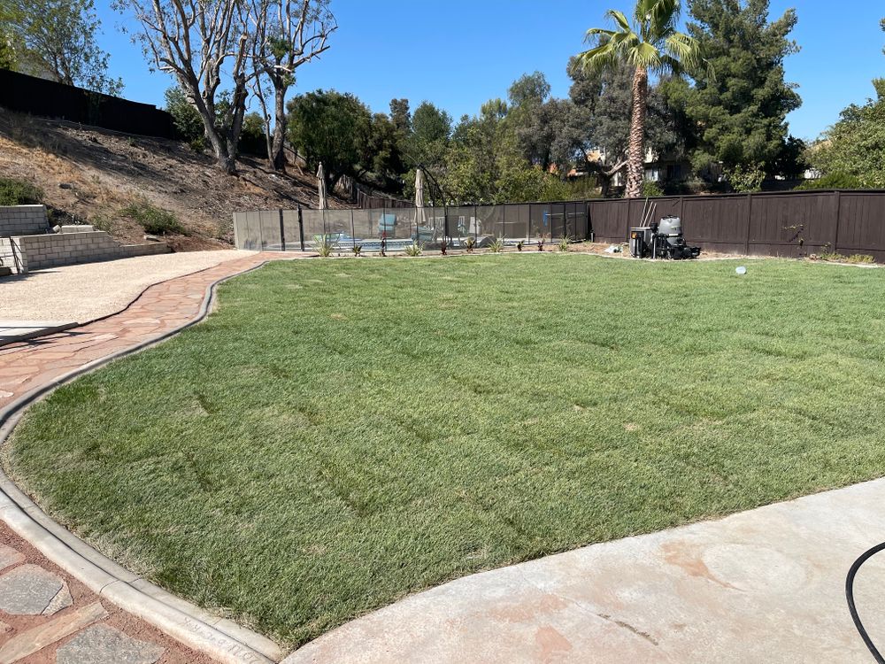 Sod Installations for Aidan Jade Landscaping in Riverside County, CA