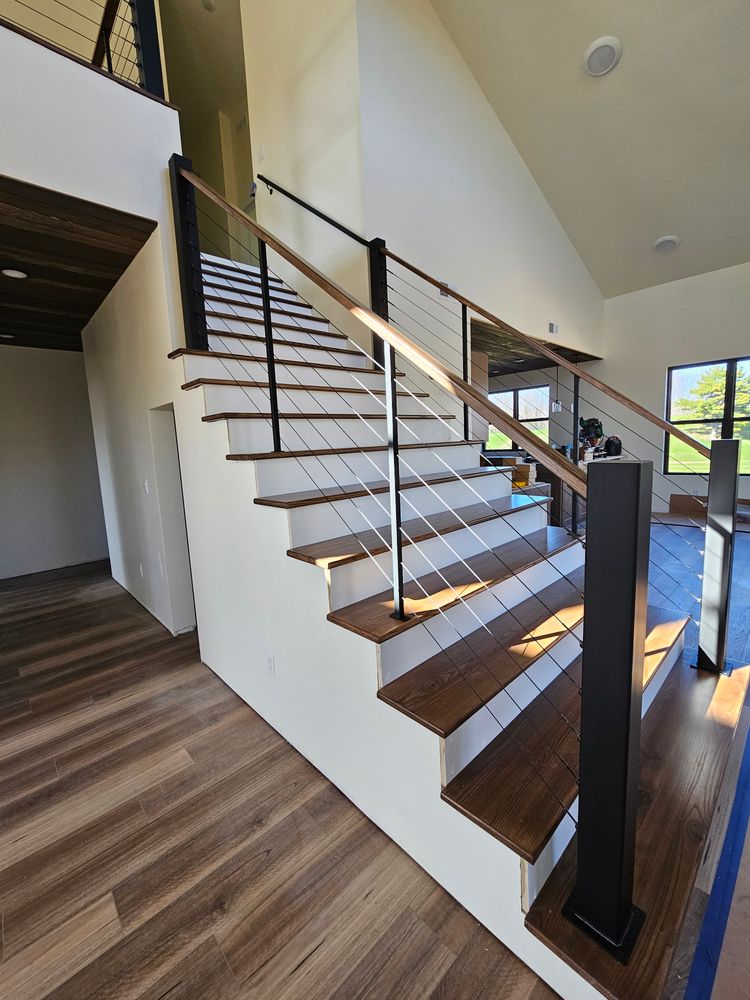 Interior Railing  for Timber Concepts  in Abrams, WI