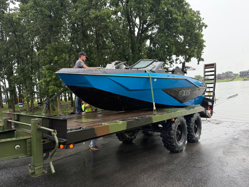 Emergency Boat Recovery for BR Construction LLC in Corsicana, TX