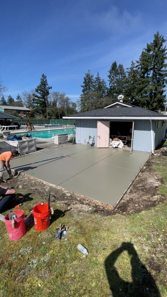 Concrete for MD Construction & Sewer in North Yelm, WA