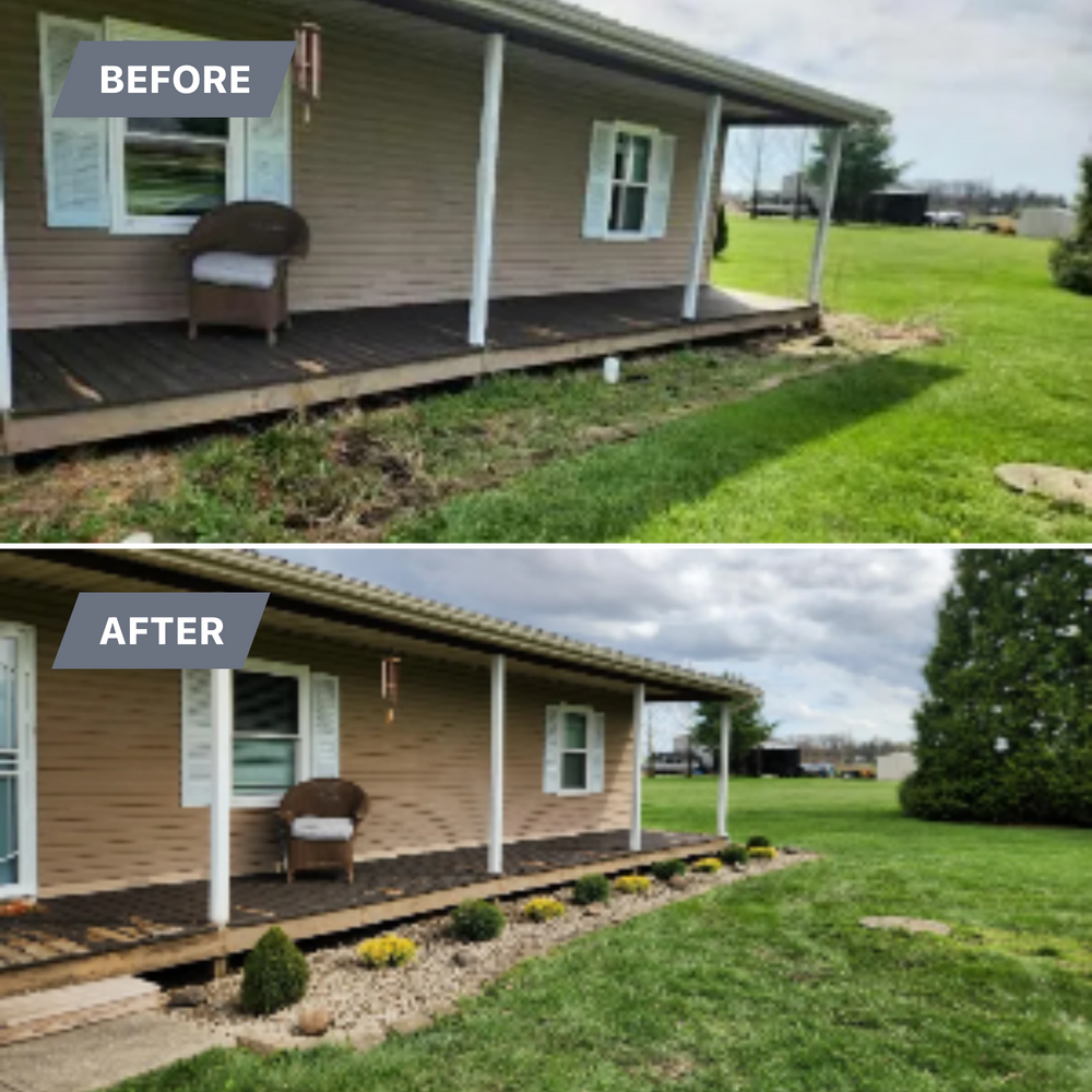 Mulching for Rose City Lawn & Landscaping in Springfield, Ohio