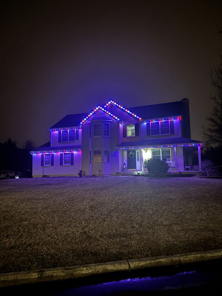 Permanent Lighting for Happy Holiday Christmas Lighting in Mullica Hill, NJ