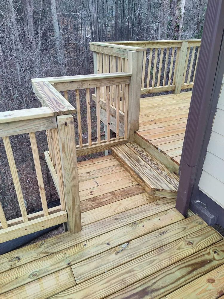 Decks and patios  for Rick's creative home improvement and repair in Atlanta, GA