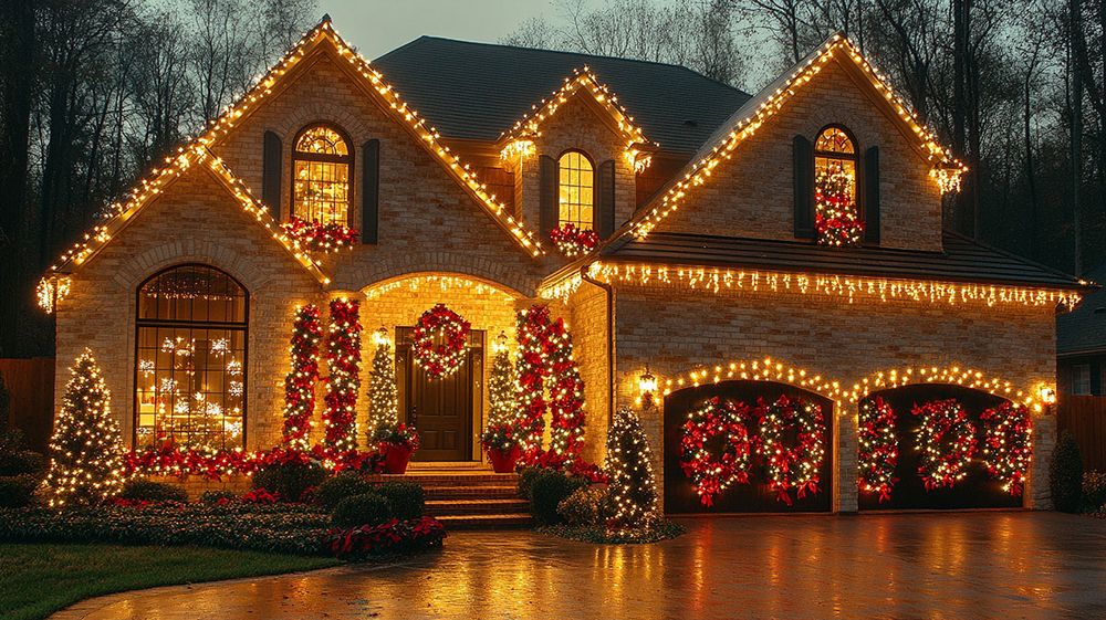 Brighten your home this season with our professional Holiday Lighting service, offering custom designs and stress-free installation to beautifully transform your space into a festive winter wonderland. for Hightower Home Improvement and Garden in Atlanta, GA