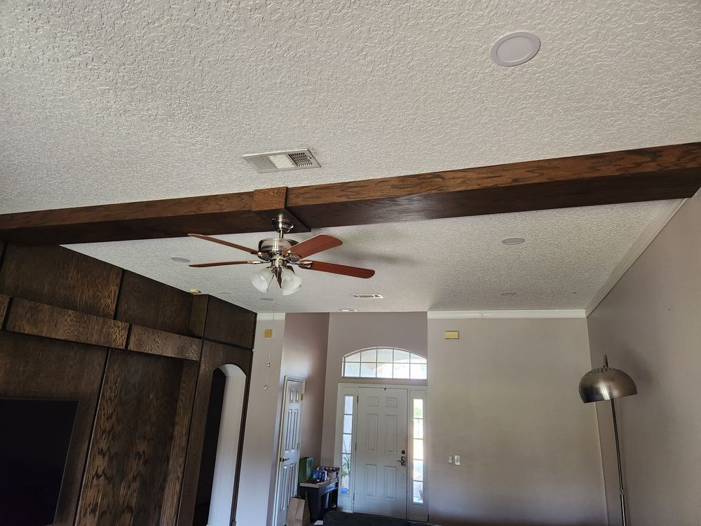 Accent walls, Ceiling Beams, Tounge & Groove Ceilings and more.... for Florida Coastal Carpentry LLC.  in Flagler County, FL