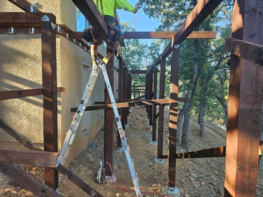 General Framing for Austin LoBue Construction in Cottonwood, CA