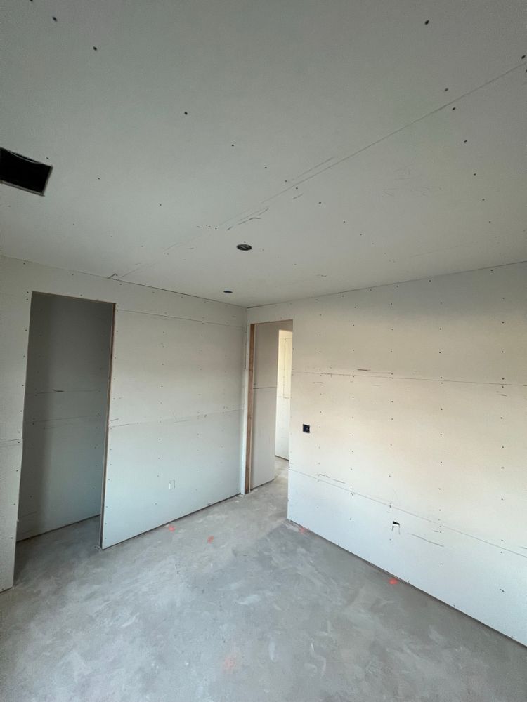Drywall Install for Anguiano Home Renovations in Sherman, TX